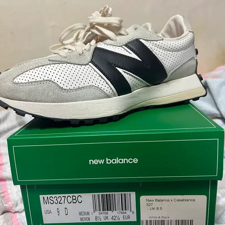 [BUNJANG] New Balance 327 Casablanca White Sneakers / 뉴발란스 327 카사블랑카 화이트 KREAM택포함 270사이즈