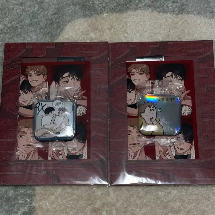 [BUNJANG] Hong Sil Quest Four-Cut Film + Badge Set / [홍실퀘스트] 네컷 필름 + 캔뱃지 구성
