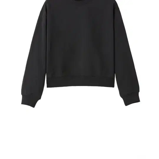 [BUNJANG] Construction Shoulder Rib Crop Sweatshirt / (새상품)컨스트럭션 숄더립 크롭 맨투맨 S