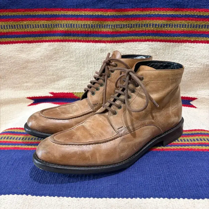 [BUNJANG] Alfredo Bannister Lace-Up Tanker Boots / 알프레도 바니스터 레이스업 탱커 부츠