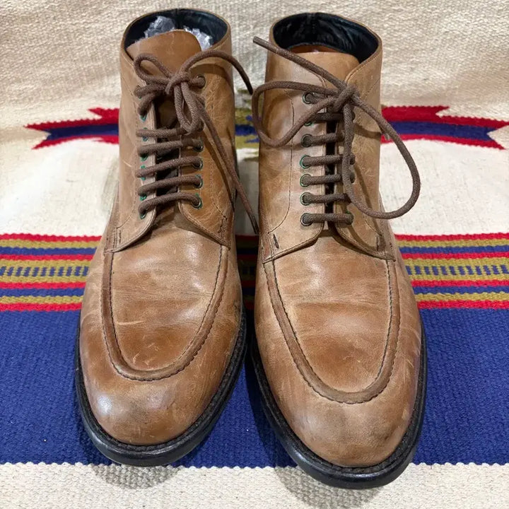 [BUNJANG] Alfredo Bannister Lace-Up Tanker Boots / 알프레도 바니스터 레이스업 탱커 부츠