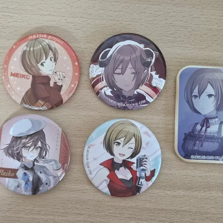 [BUNJANG] Project Sekai MEIKO Badge Bundle Set / 프로젝트 세카이 보컬로이드 MEIKO 뱃지 일괄.