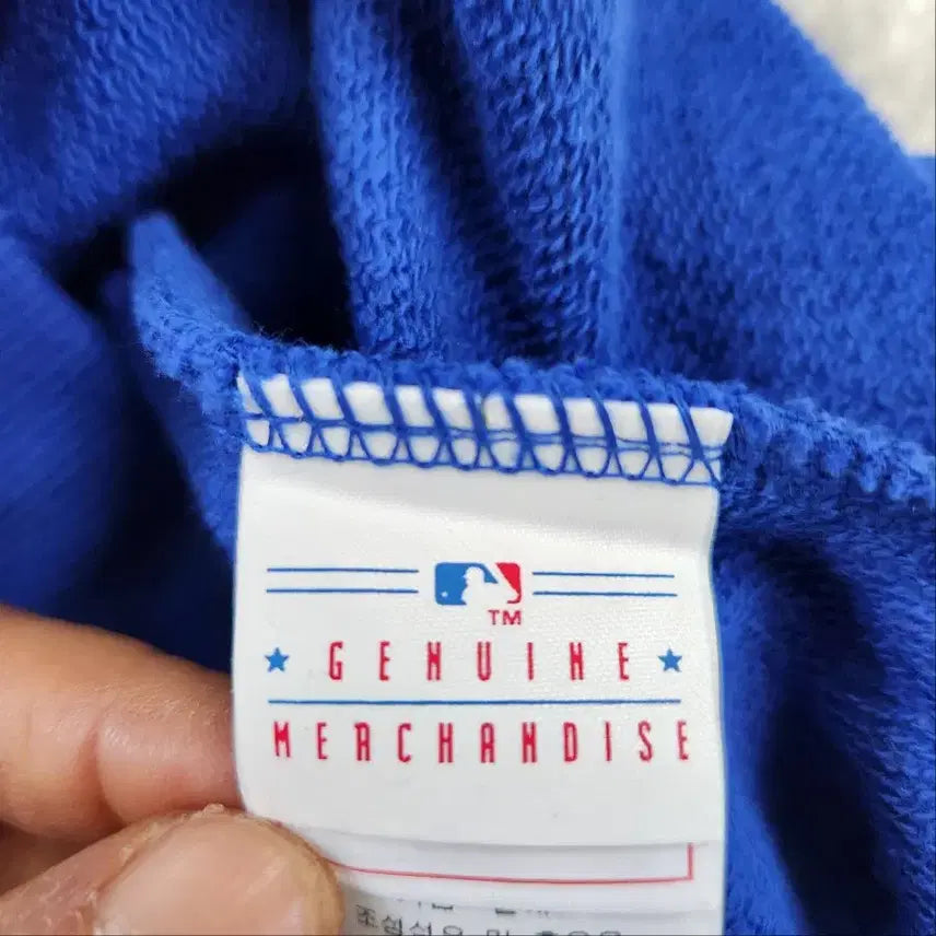 [BUNJANG] MLB Big Logo Sweatshirt Blue Unisex M / [정품] MLB 빅로고 맨투맨 블루 남녀공용 M