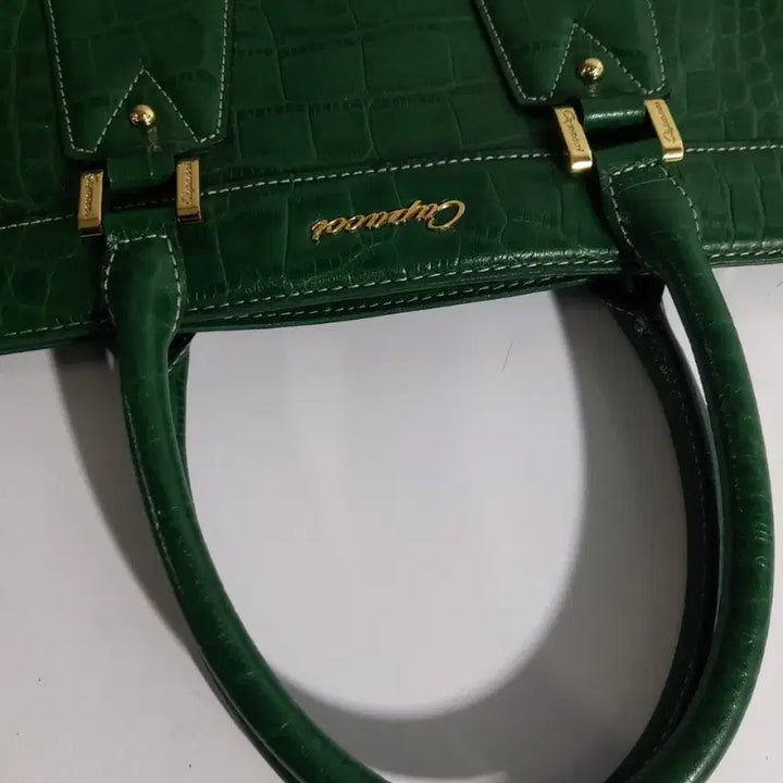 [BUNJANG] Capacci Crocodile Pattern Leather Tote Bag / 악어가죽 서류가방 토트백