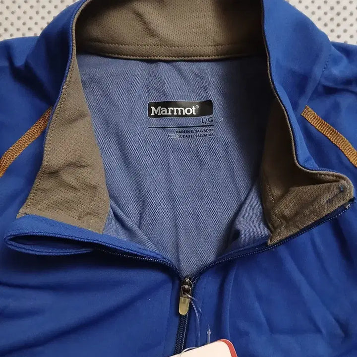 [SOLD OUT] 마모트 긴팔 짚업 티셔츠 블루
