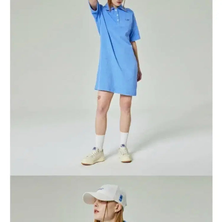 [BUNJANG] NBA Authentic Terry Collar Dress - Blue, Size S / NBA 원피스 블루 S사이즈