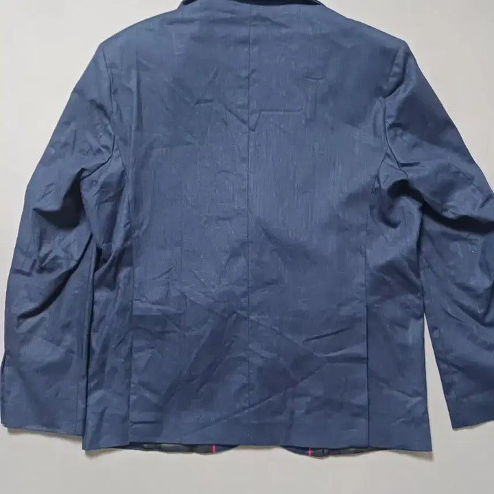 [BUNJANG] 2XL Patterned Linen Two-Button Blazer Jacket / [2XL] 패턴 린넨 투버튼 블레이저 자켓