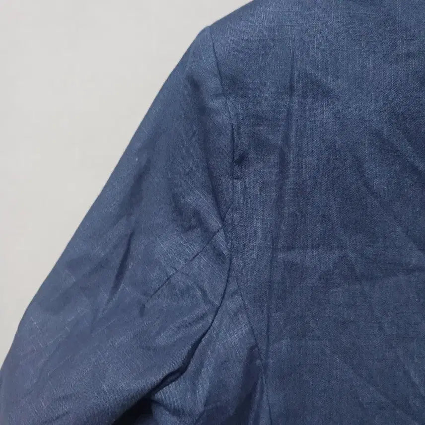 [BUNJANG] 2XL Patterned Linen Two-Button Blazer Jacket / [2XL] 패턴 린넨 투버튼 블레이저 자켓