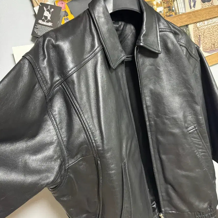 [BUNJANG] Beams Leather Bomber Jacket / 빔즈 래더 봄버 판매