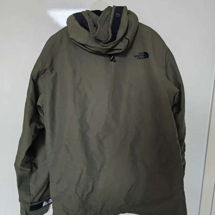 [BUNJANG] The North Face Khaki Hooded Jacket L / 노스페이스 카키색 후드  자켓 L