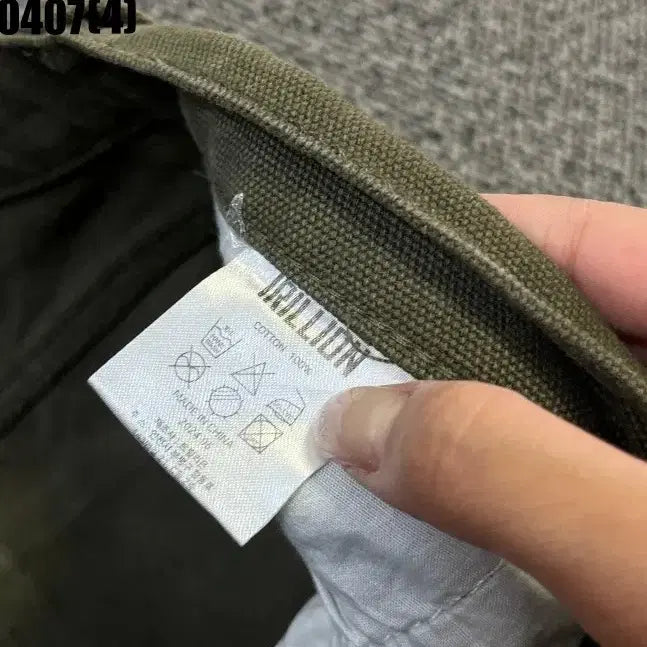 [BUNJANG] L TRILLION Khaki Pocket Detail Denim Shorts / L TRILLION 카키색 포켓 디테일 데님 반바지 0407(4)