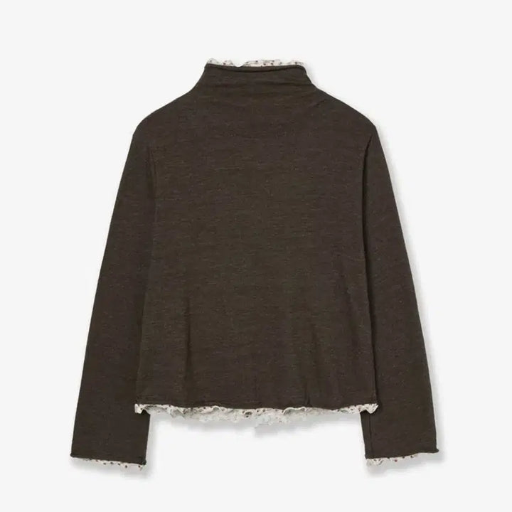 [BUNJANG] AIE Layered Cardigan - Khaki / 에이이에이이 레이어드 가디건 -카키
