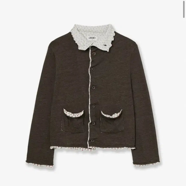 [BUNJANG] AIE Layered Cardigan - Khaki / 에이이에이이 레이어드 가디건 -카키