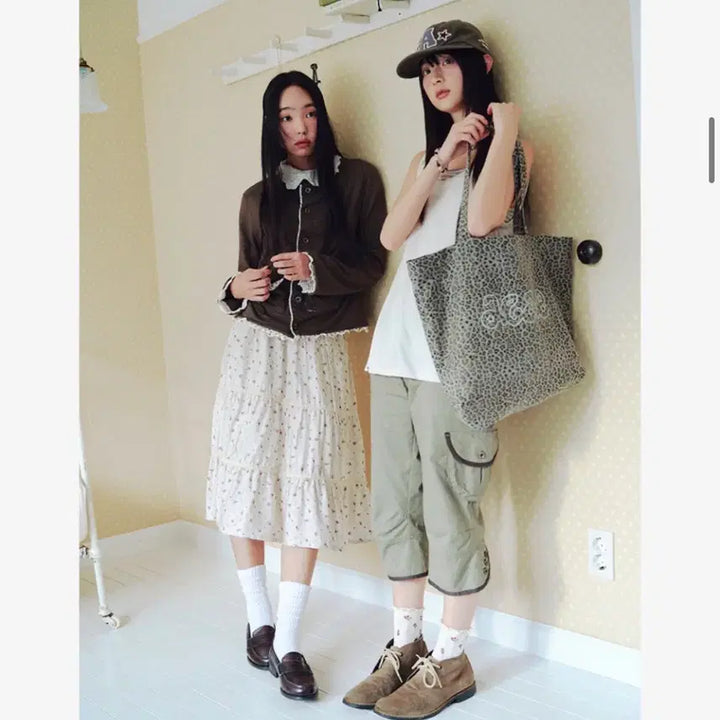 [BUNJANG] AIE Layered Cardigan - Khaki / 에이이에이이 레이어드 가디건 -카키