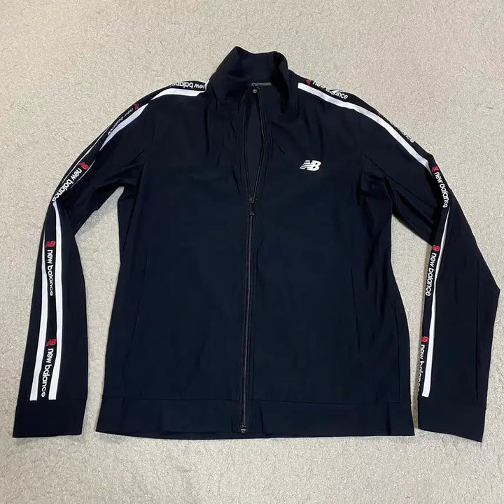 [BUNJANG] New Balance Black Track Jacket Zip-Up Logo M (95) / 뉴발란스 블랙 트랙 자켓 집업 로고 m 95