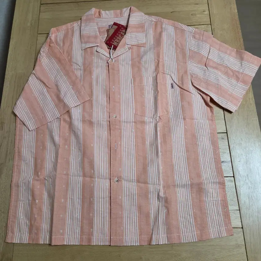 [BUNJANG] MBBCAR Stripe Short-Sleeve Shirt / 105 mbbcar  새상품 스트라이프 반팔 셔츠 53_