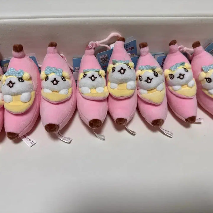 [BUNJANG] Banana Cat Foldable Plush Toy Keychain Roleplay Accessory / 바나냐 폴드 인형 키링 역할놀이