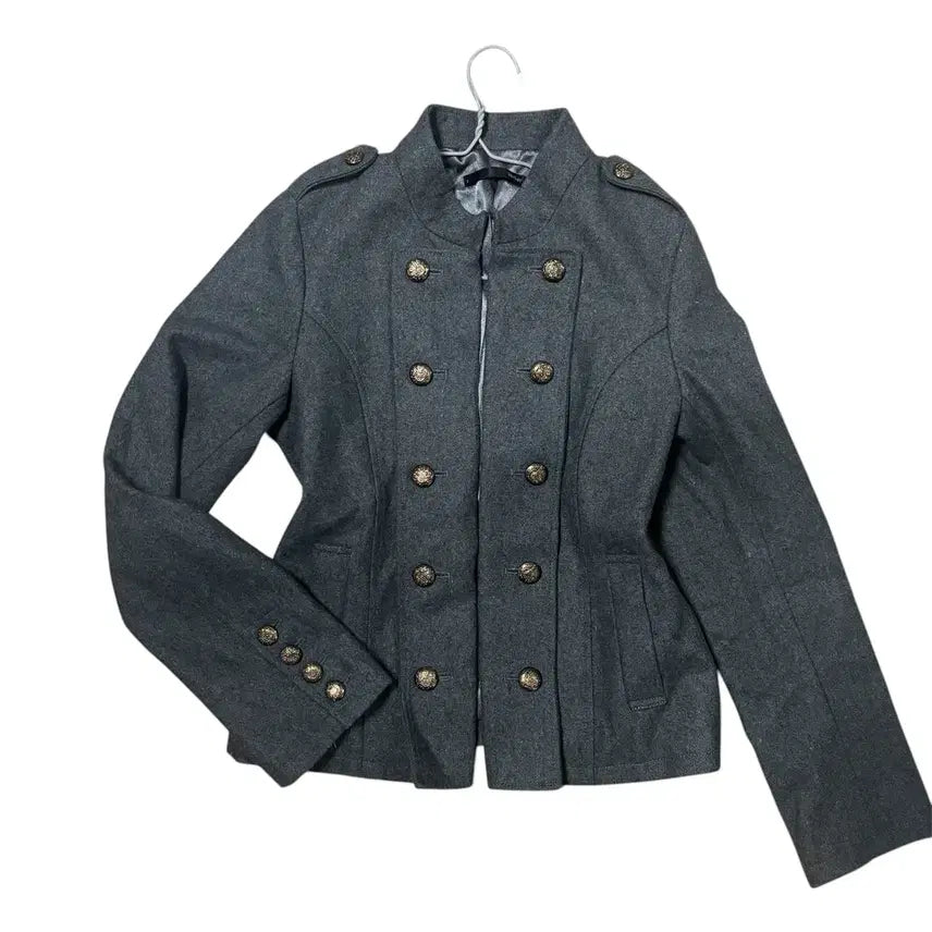 [BUNJANG] Vintage Grey Napoleon Jacket / 그레이 나플레옹자켓