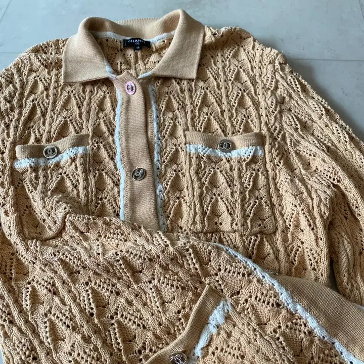 [BUNJANG] Imported Cotton Knit Cardigan / 새제품 수입 면100 고급스런 봄 니트 가디건 36사이즈