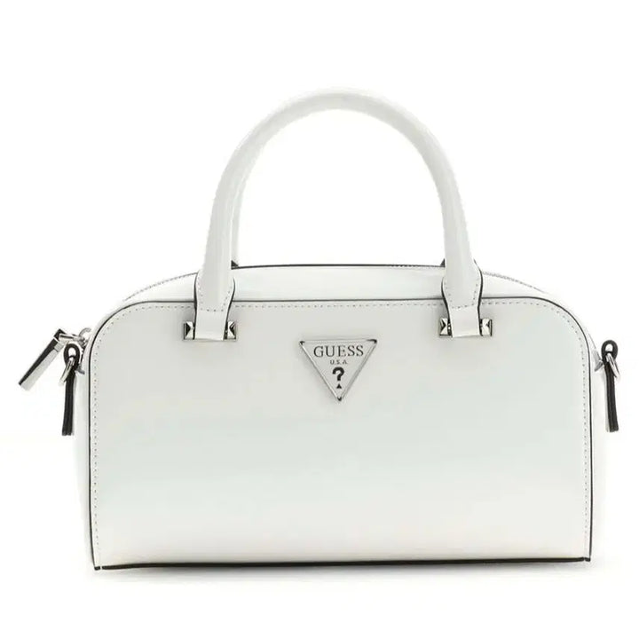 [BUNJANG] Guess Arnera Mini Satchel White Bag / 게스 아르네라 미니새틀백 화이트 새상품