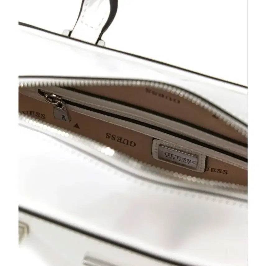 [BUNJANG] Guess Arnera Mini Satchel White Bag / 게스 아르네라 미니새틀백 화이트 새상품