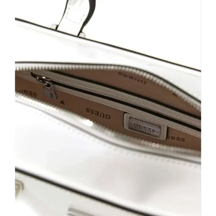 [BUNJANG] Guess Arnera Mini Satchel White Bag / 게스 아르네라 미니새틀백 화이트 새상품
