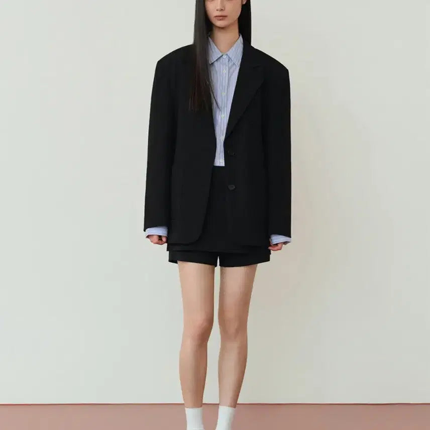 [BUNJANG] Musinsa Standard Han So Hee Black Mini Skirt Pants / [한소희 PICK]무신사 스탠다드 우먼 블랙 미니 스커트 팬츠