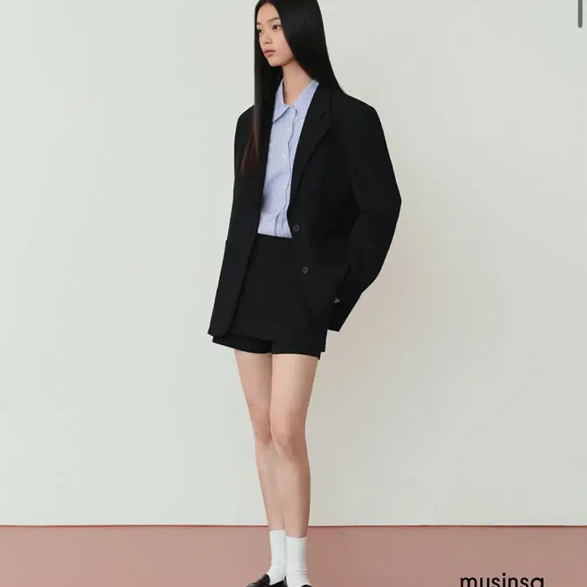 [BUNJANG] Musinsa Standard Han So Hee Black Mini Skirt Pants / [한소희 PICK]무신사 스탠다드 우먼 블랙 미니 스커트 팬츠
