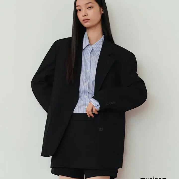 [BUNJANG] Musinsa Standard Han So Hee Black Mini Skirt Pants / [한소희 PICK]무신사 스탠다드 우먼 블랙 미니 스커트 팬츠