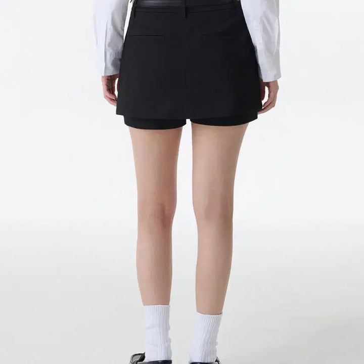 [BUNJANG] Musinsa Standard Han So Hee Black Mini Skirt Pants / [한소희 PICK]무신사 스탠다드 우먼 블랙 미니 스커트 팬츠