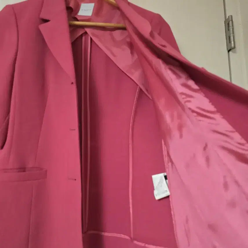 [BUNJANG] Minimum Premium Line Pink Linen Jacket / 새)신상 미니멈 프리미엄라인 핑크반팔자켓