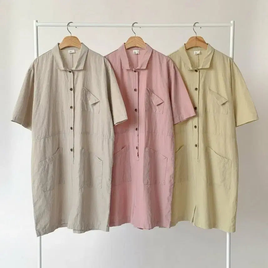 [BUNJANG] Linen Blend Jumpsuit / (라임옐로우) 린넨 점프 슈트
