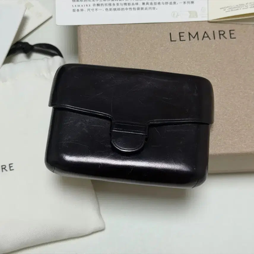[SOLD OUT] 르메르 일부세토 카드지갑 블랙