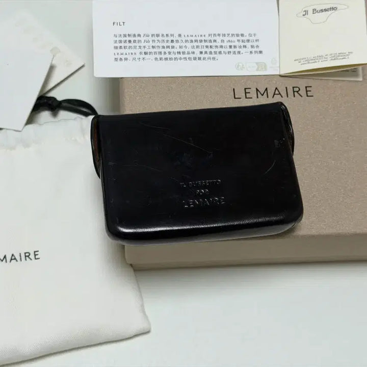 [SOLD OUT] 르메르 일부세토 카드지갑 블랙