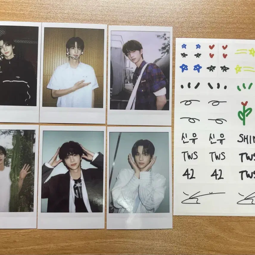 [SOLD OUT] 투어스 신유 셀렉션 팩 폴라, 스티커 일괄