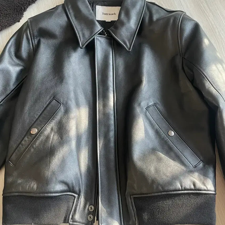 [BUNJANG] Tonywex Shearling Leather Jacket / 토니웩