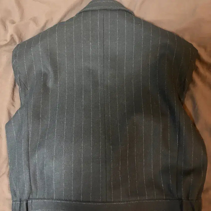[BUNJANG] Elmood French Wool Blend Officer Jacket / 엘무드 프렌치 울 블렌드 오피서 자켓 스트라이프