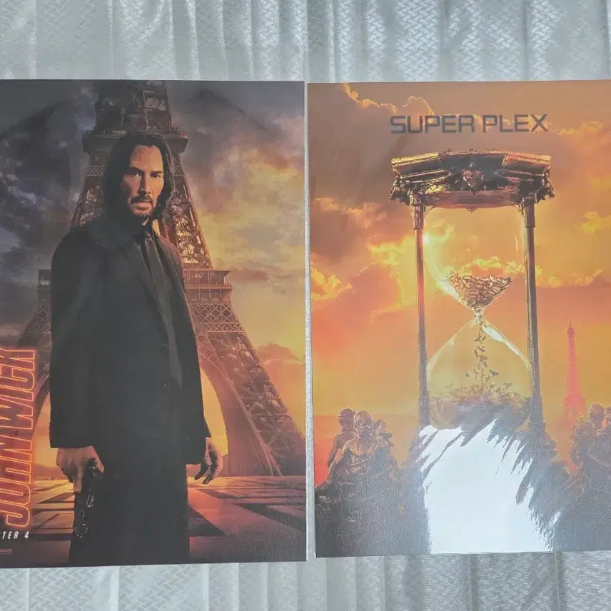 [BUNJANG] John Wick 4 Movie Poster Set (2 Types) / 존윅 4 영화 포스터 2종 세트