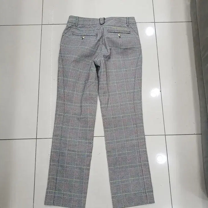 [BUNJANG] KJ Choi Black Premium Check Golf Pants / kj choi 호칭70 블랙프리미엄 체크 골프바지 약간기모 추동 중고