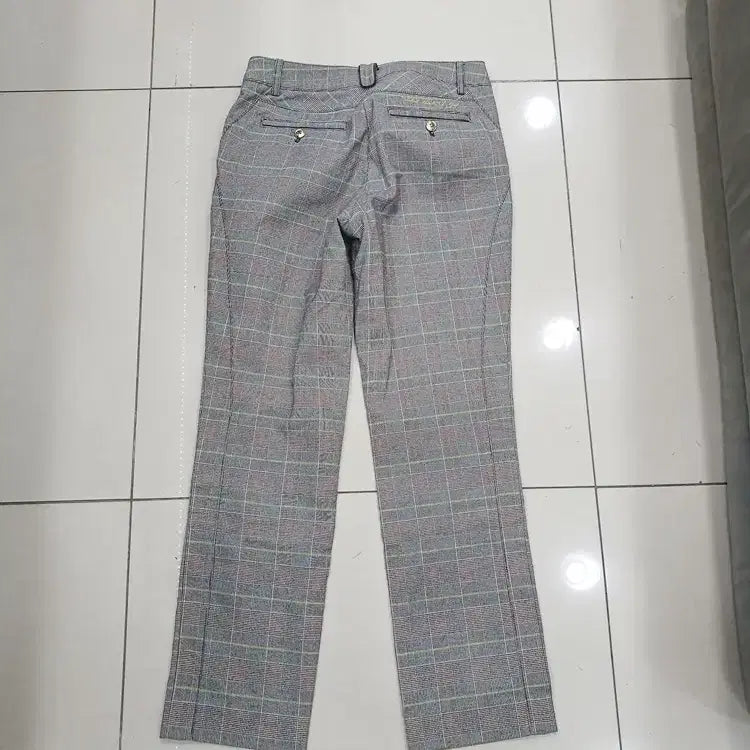 [BUNJANG] KJ Choi Black Premium Check Golf Pants / kj choi 호칭70 블랙프리미엄 체크 골프바지 약간기모 추동 중고