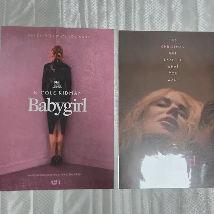[BUNJANG] Baby Girl Movie Poster Set / 베이비걸 영화 포스터 2종