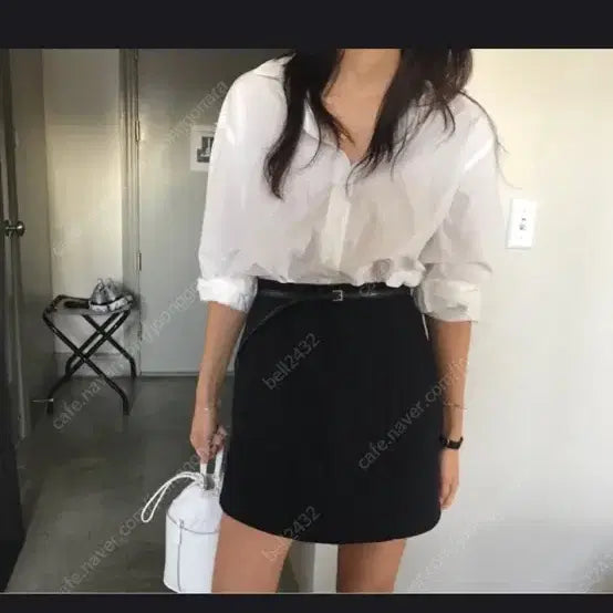 [BUNJANG] Code:U Roa Belt Skirt (S) / 코드유 로아벨트스커트s 벨트포함
