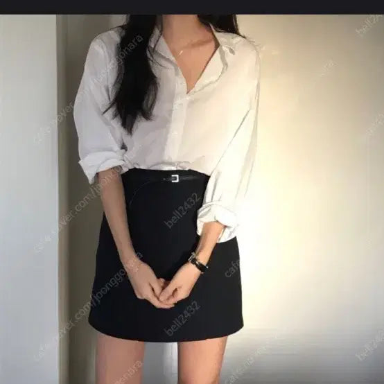 [BUNJANG] Code:U Roa Belt Skirt (S) / 코드유 로아벨트스커트s 벨트포함