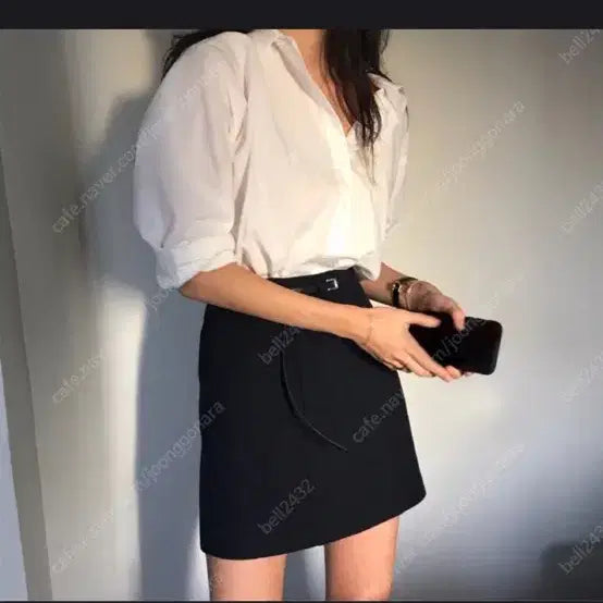 [BUNJANG] Code:U Roa Belt Skirt (S) / 코드유 로아벨트스커트s 벨트포함