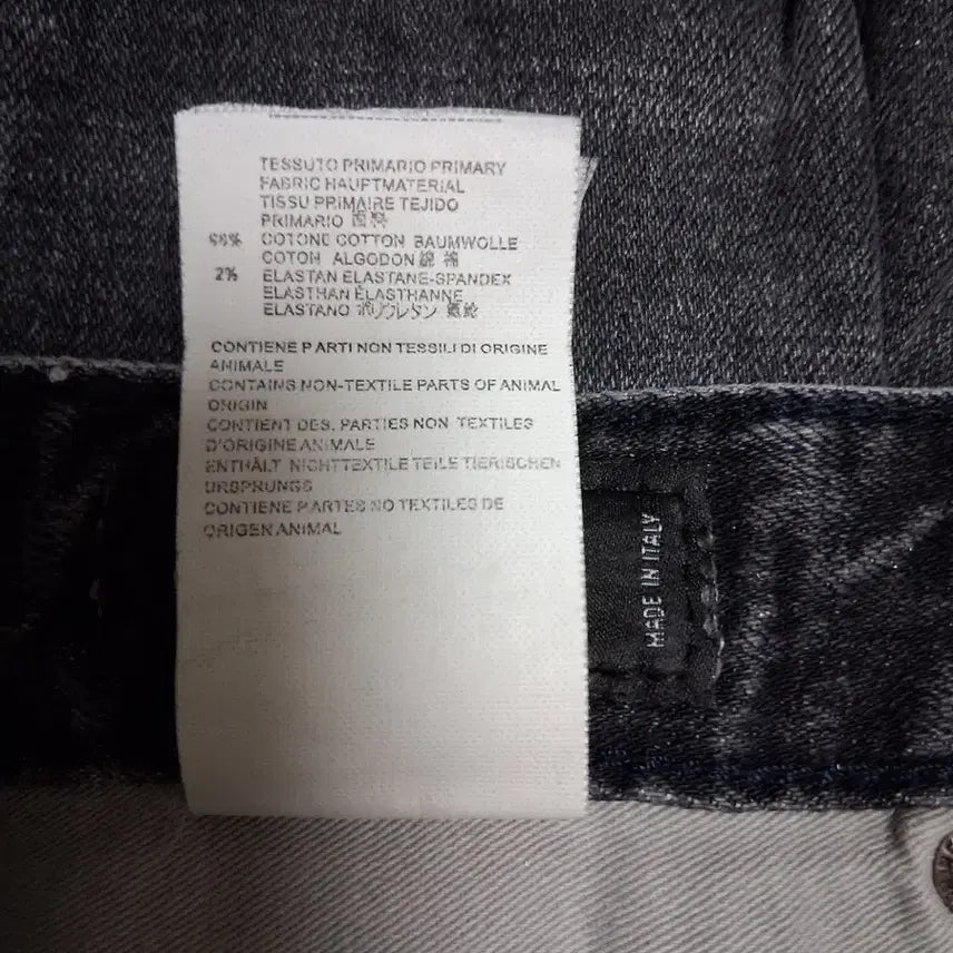 [BUNJANG] DSQUARED2 Black Washed Denim Jeans / DSQUARED2,블랙워싱.데님청바지,A급ㅡ32사이즈,택포