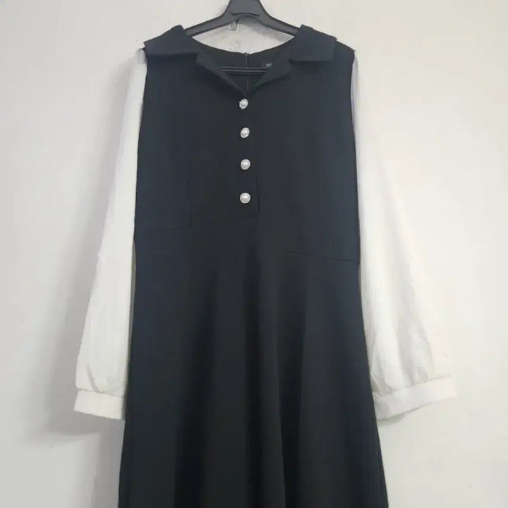 [BUNJANG] Black and White Long Dress / 블랙 앤 화이트 롱 원피스66