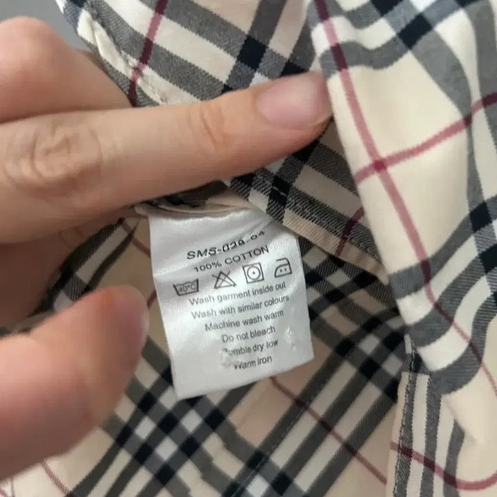 [BUNJANG] Burberry Checkered Shirt S Size / 버버리 체크 셔츠 S