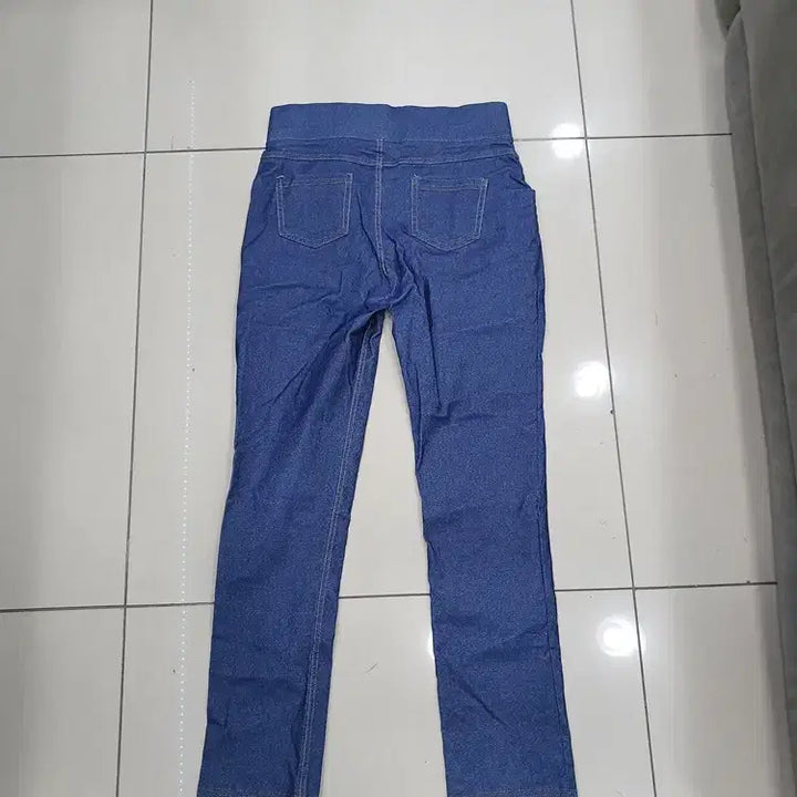 [BUNJANG] 77 Size Slim Waistband Leggings Jeans Pants / 77사이즈 슬림 허리밴딩 레깅스 청바지 팬츠 중고