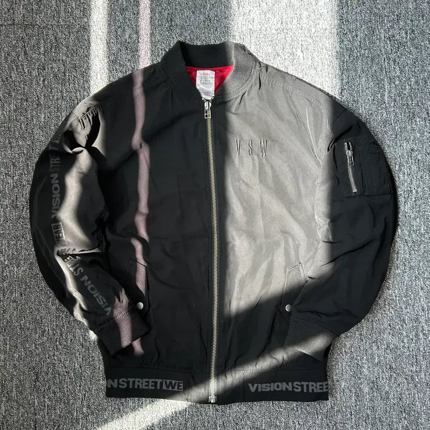 [BUNJANG] Vision Street Wear MA-1 Bomber Jacket / 비전 스트리트 웨어 MA-1 항공 자켓
