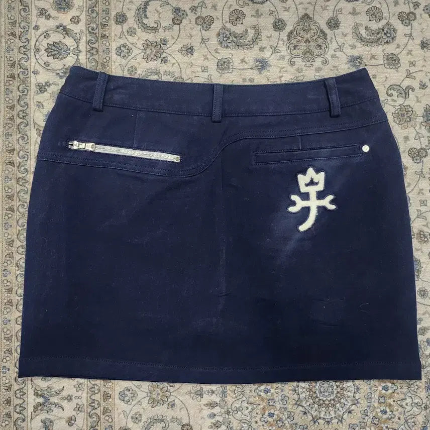 [BUNJANG] Castelbajac Navy Mini Skirt / 까스텔바작 네이비 미니 스커트 70사이즈 (28-30)
